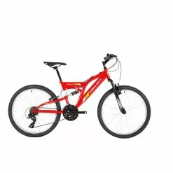 BICICLETA ELEVEN 24 RIGIDA ROJO