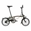 BROMPTON C-LINE EXPLORE HIGH BLACK LACQUER (SILVER) 2 BROMPTON C-LINE EXPLORE HIGH BLACK LACQUER (SILVER) -BICICLETAS comercio brompton c line explore high black lacquer silver