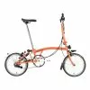BROMPTON C-LINE EXPLORE HIGH FIRE CORAL (SILVER) -BICICLETAS comercio brompton c line explore high fire coral silver