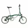 BROMPTON C-LINE EXPLORE HIGH RACING GREEN -BICICLETAS comercio brompton c line explore high racing green
