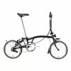 BROMPTON C-LINE EXPLORE MID BLACK/CLOUD BLUE (SILVER)