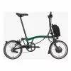 BROMPTON ELECTRIC C-LINE EXPLORE HIGH RACING GREEN -BICICLETAS comercio brompton electric c line explore high racing green
