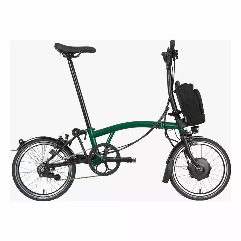 BROMPTON ELECTRIC C-LINE EXPLORE HIGH RACING GREEN 3 BROMPTON ELECTRIC C-LINE EXPLORE HIGH RACING GREEN