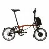 BROMPTON ELECTRIC C-LINE EXPLORE MID FLAME LACQUER