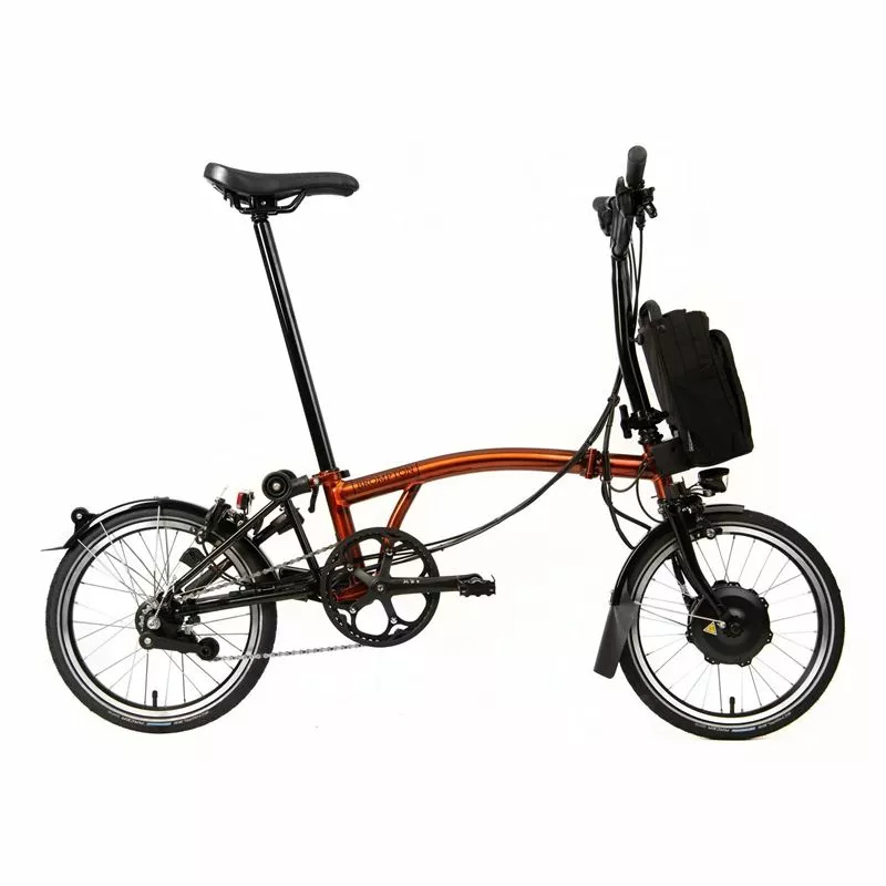 BROMPTON ELECTRIC C-LINE EXPLORE MID FLAME LACQUER 3 BROMPTON ELECTRIC C-LINE EXPLORE MID FLAME LACQUER
