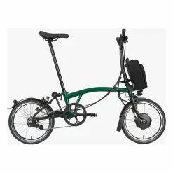 BROMPTON ELECTRIC C-LINE EXPLORE MID RACING GREEN