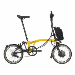 BROMPTON ELECTRIC C-LINE EXPLORE MID YELLOW