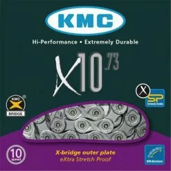 CADENA KMC X10 PLATA/NEGRA 114P 10V