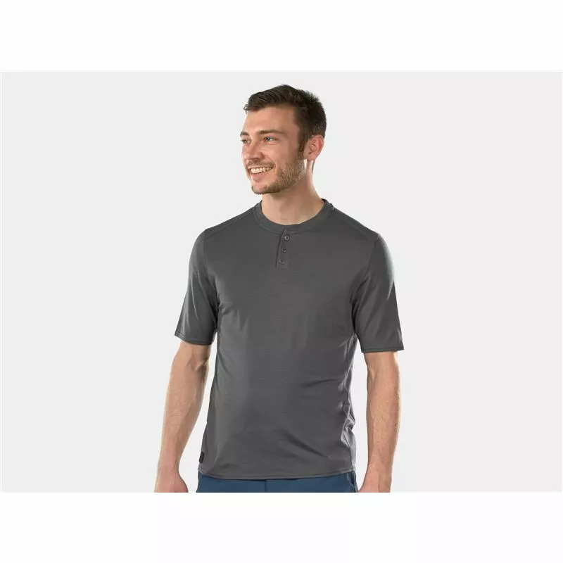 CAMISETA DE CICLISMO BONTRAGER ADVENTURE WOOL BLEND HENLEY 3 CAMISETA DE CICLISMO BONTRAGER ADVENTURE WOOL BLEND HENLEY