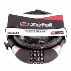 CANDADO CABLE COMBINACION ZEFAL K-TRAZ C12 CODE 12MMX185CM