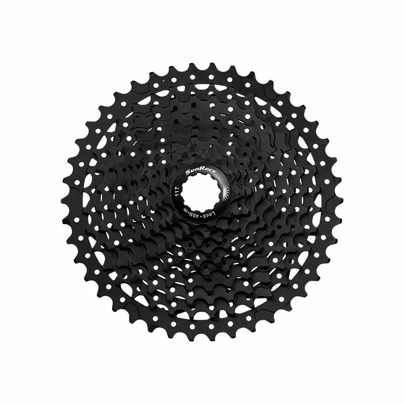 CASSETTE SUNRACE 10 VELOCIDADES 11-46 NEGRO 3 CASSETTE SUNRACE 10 VELOCIDADES 11-46 NEGRO