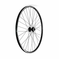 RUEDA DELANTERA 700 HIBRID DISCO/VB BLACK ROUND 32H RODI