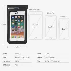 SOPORTE MOVIL SAHOO 111362 100% IMPERMEABLE -BICICLETAS comercio soporte movil sahoo impermeable 3